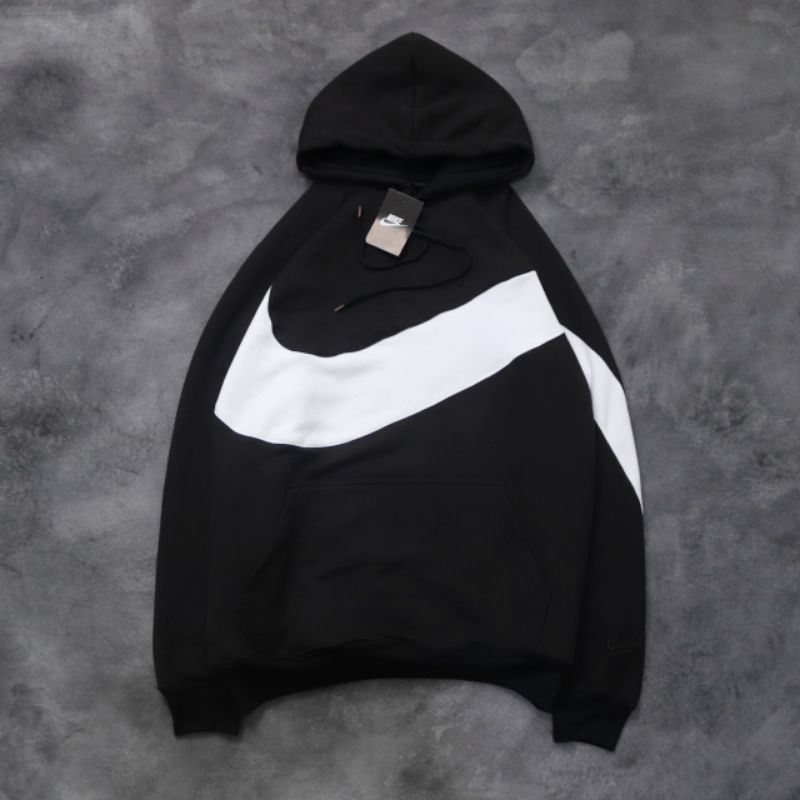JAKET HOODIE SWEATER NIKE BIG SWOOSH FULLTAG &amp; LABEL