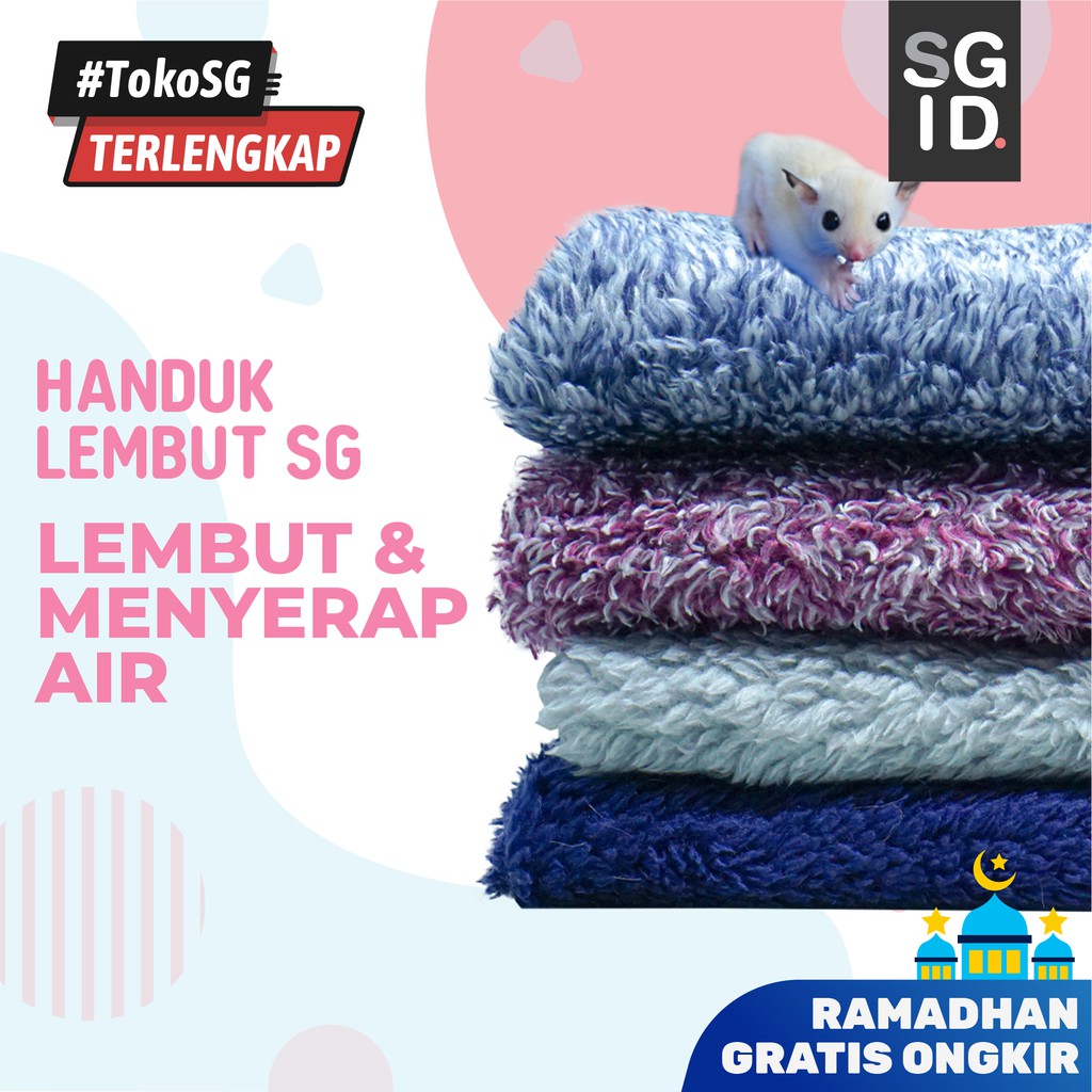 Handuk Hewan Peliharaan Sugar Glider Kucing Hamster Aksesoris Hewan - Pet Aksesoris Towel Animal