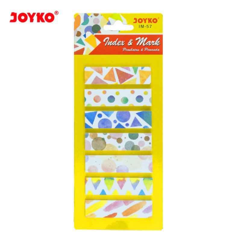 

Index Mark IM-57 Joyko / Pembatas Penanda Halaman Buku Bercorak