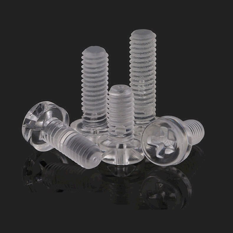 Baut M2 Plastik Akrilik M2x5 M2x6 M2x8 M2x10 M2x15 M2x20 M2x25 M2x30