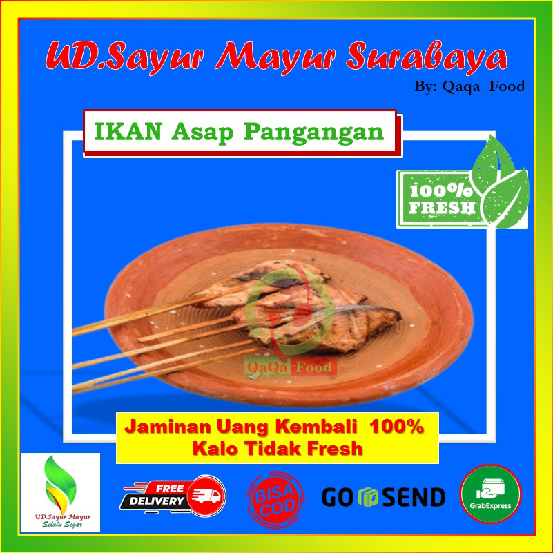 

Ikan Panggang fresh ikan asap asep Lauk Pauk Murah Berkwalitas 1 Tusuk - UD051