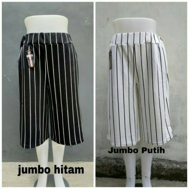  Kulot  salur  hitam  dan salur  putih  unk berat 48 95kg 