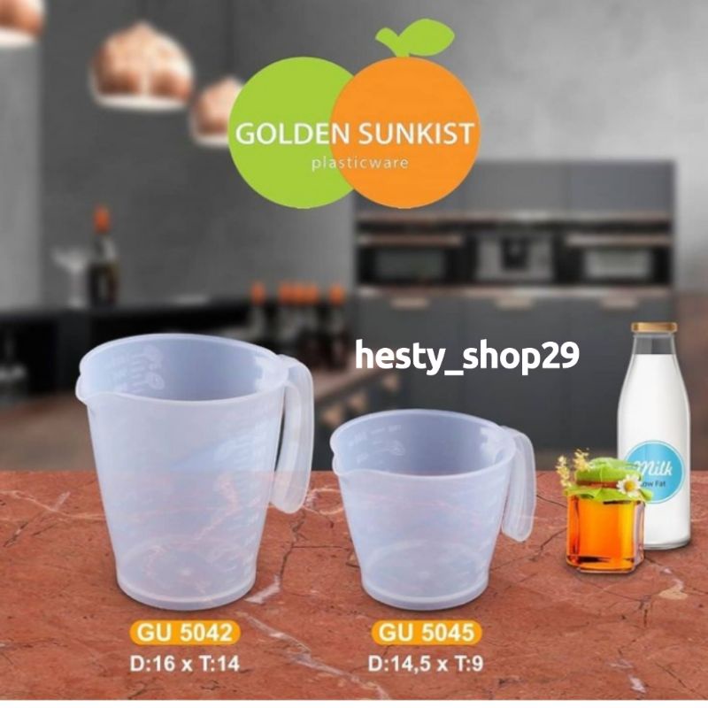 Gelas Takar  Gelas Ukur Golden Sunkist 500ml & 1000ml
