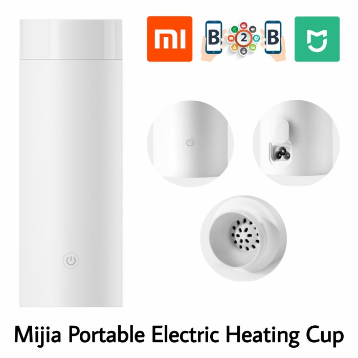 Xiaomi Mijia Portable Electric Heating Cup Travel Thermos