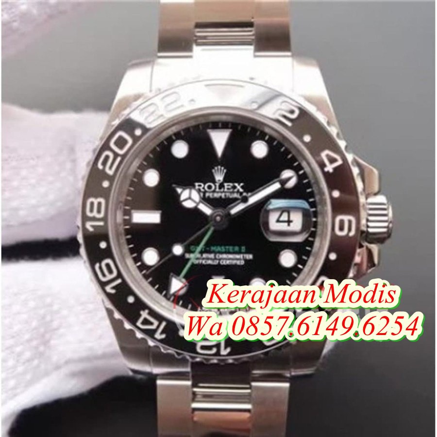 New Arrival Rolex GMT Master II 116710 BLNR Swiss Clone 1:1 Black Ceramic Bezel Garansi 1th