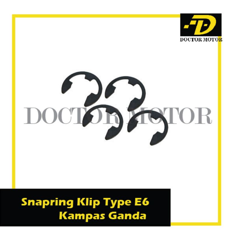 Snapring Klip Circlip Type E6 Kampas Ganda
