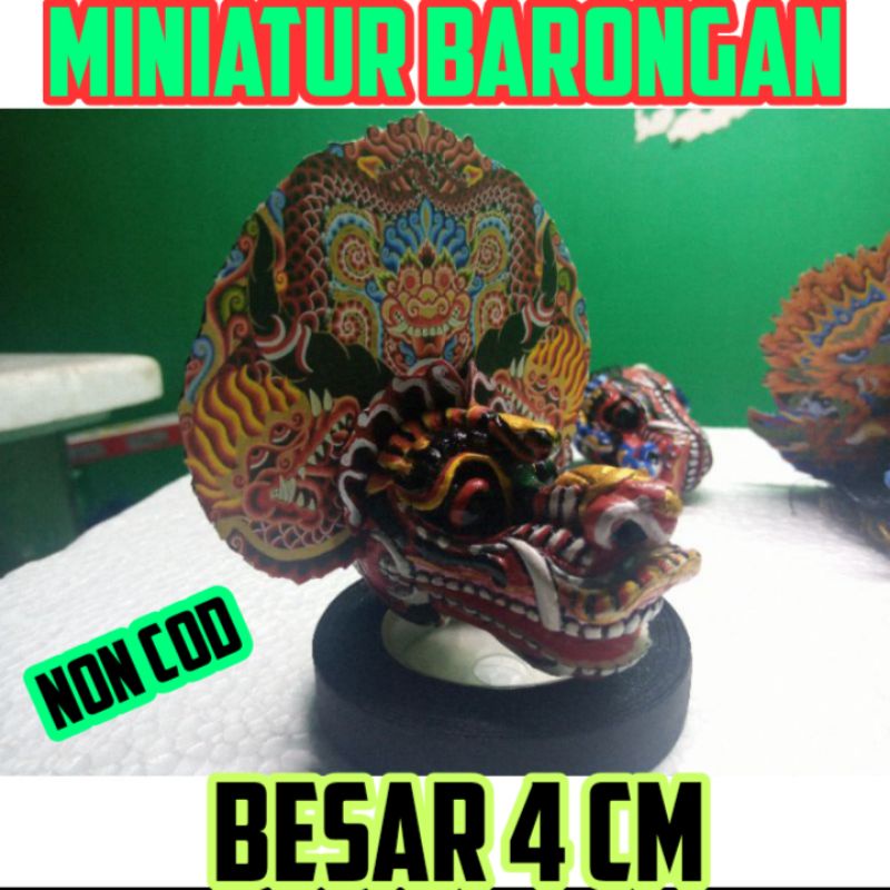 miniatur barongan Telon kediri (Gantungan Kunci)