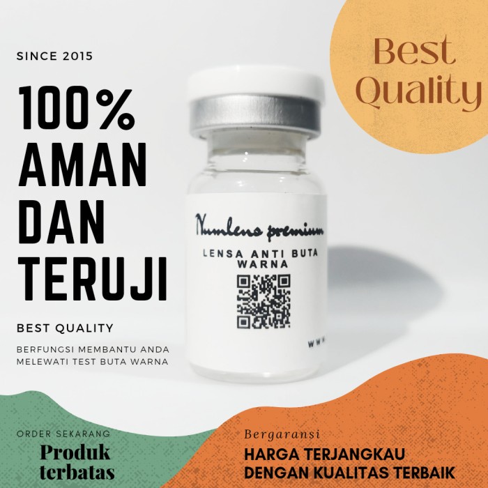 ✨COD✨ Lensa anti buta warna numlens|Soflens Anti Buta Warna Numlens 6 bulan