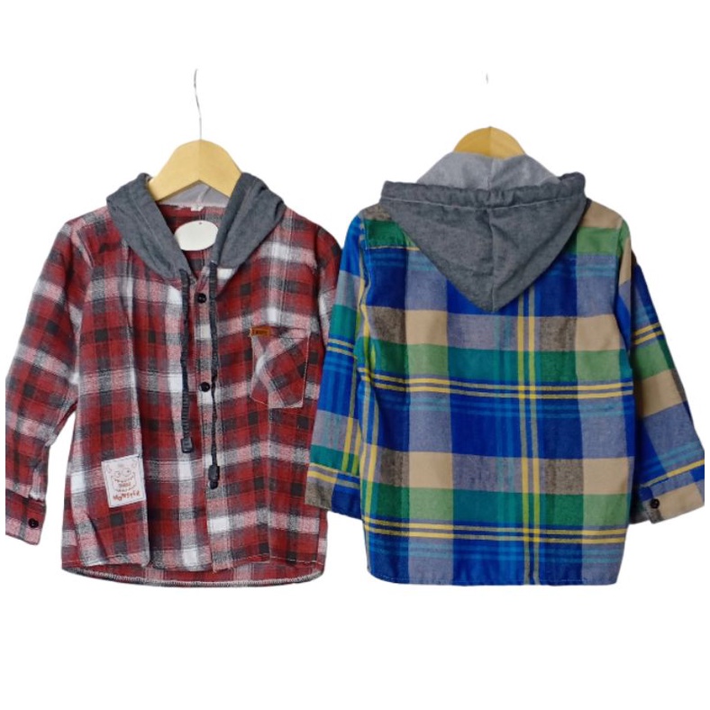 KEMEJA FLANEL ANAK COWOK 2-8 TAHUN GROSIR KEMEJA ANAK COWOK LUCU