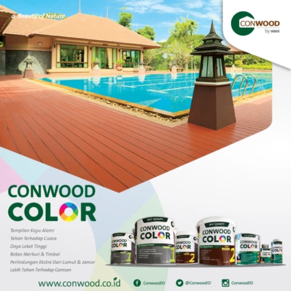 Conwood Sealer 2.5 Liter Cat Dasar Lisplang Fiber Cement Papan Silikat GRC Plavon Partisi