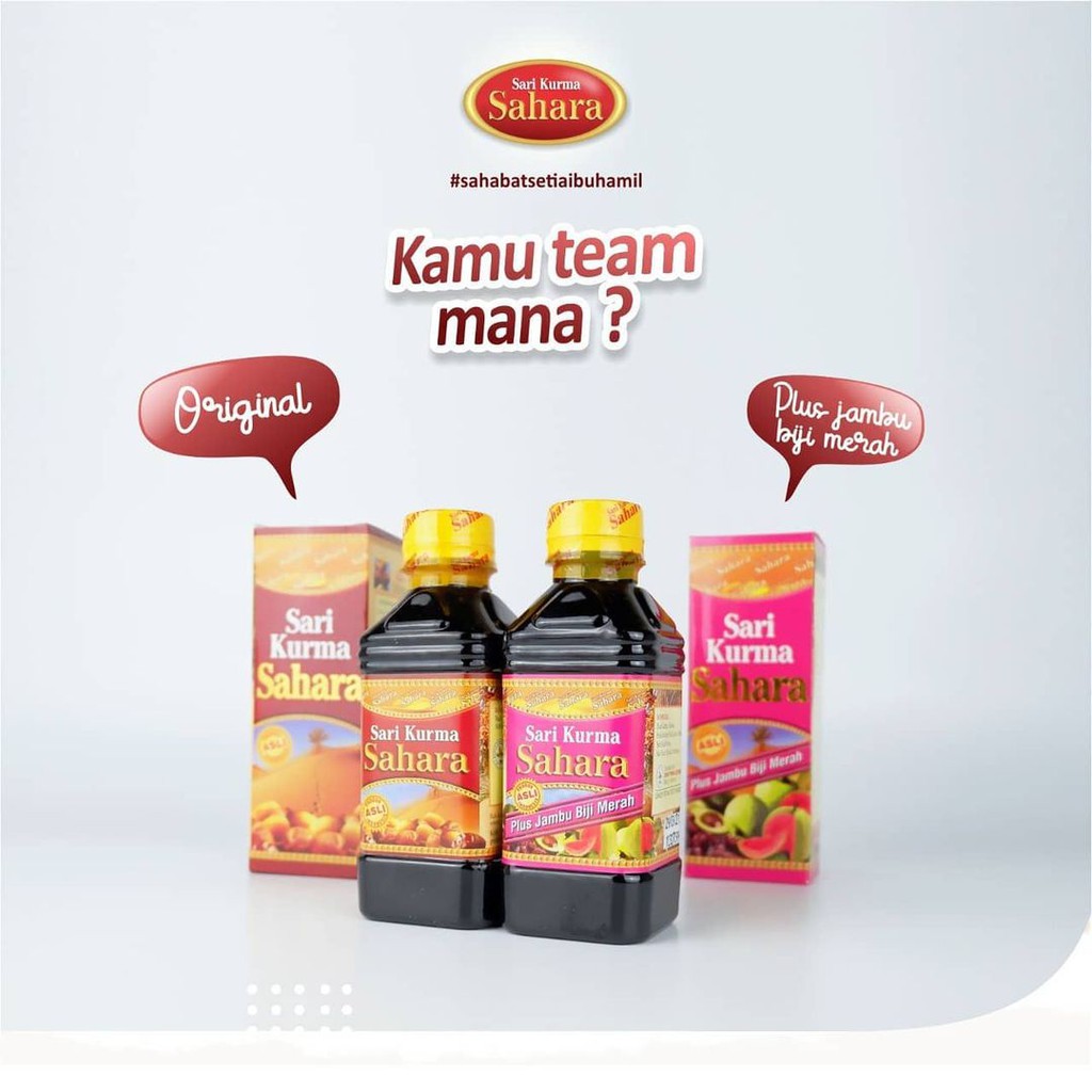 

Ay00! Sari Kurma Sahara Reguler - Sari Kuma Kebugaran Tubuh