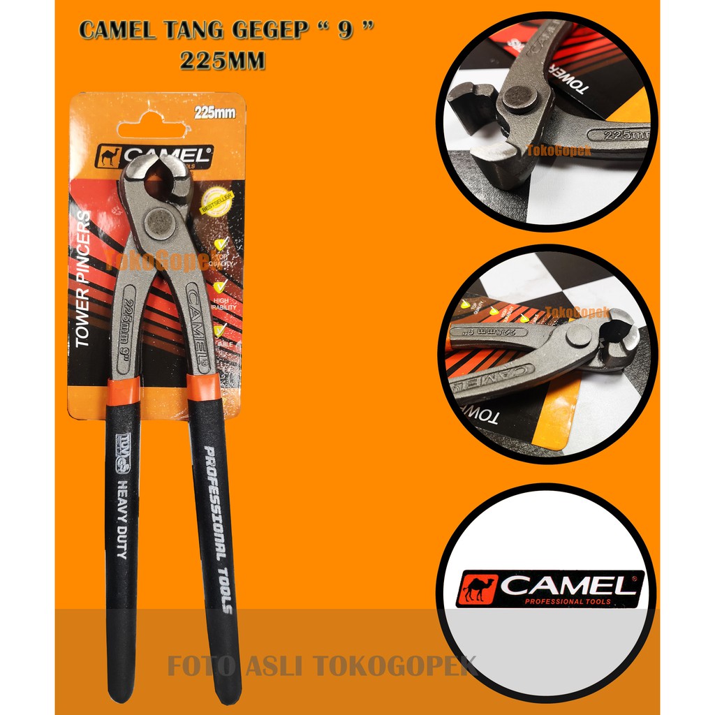 CAMEL TOWER PINCER - TANG GEGEP PRESS - POTONG KAWAT 9 INCH - KAKATUA