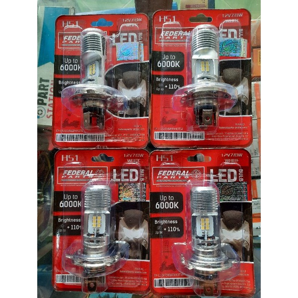 Lampu depan LED Exposio dan Federal  HS1 H4 12V/7/8W Untuk motor Sport Vixion NVL NVA CBR150 CB150R 