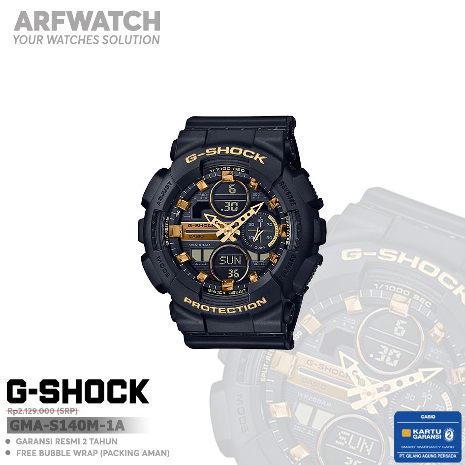 Casio G-Shock GMA-S140M-1A / GMA-S140M-1ADR Original