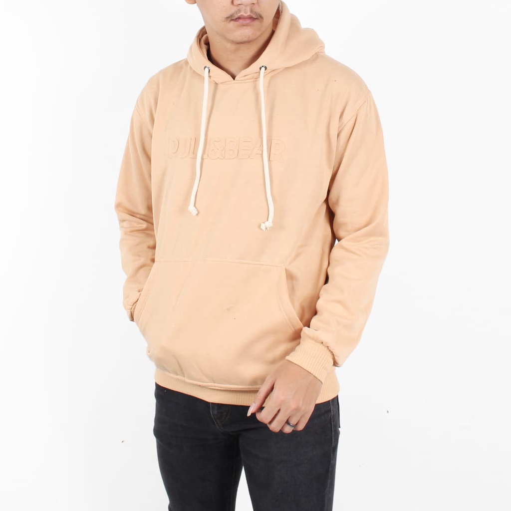 Hoodie Pull&amp;Bear cream Sweater Premium/ Sweater pull&amp;Bear