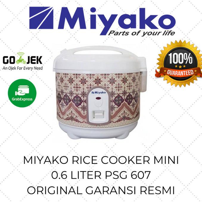Miyako Rice Cooker Mini PSG 607 0.6 Liter / Mejicom / Mejikom Murah