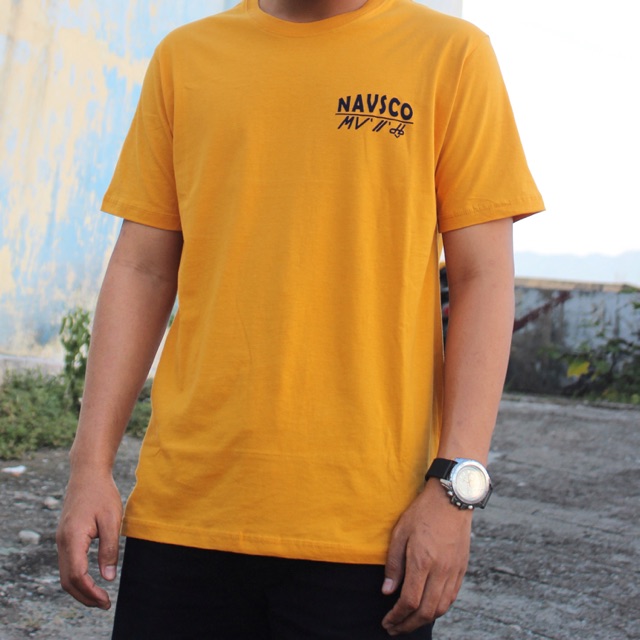 KAOS KUNING MUSTARD INCUNG NAVSCO | TSHIRT YELLOW MUSTARD