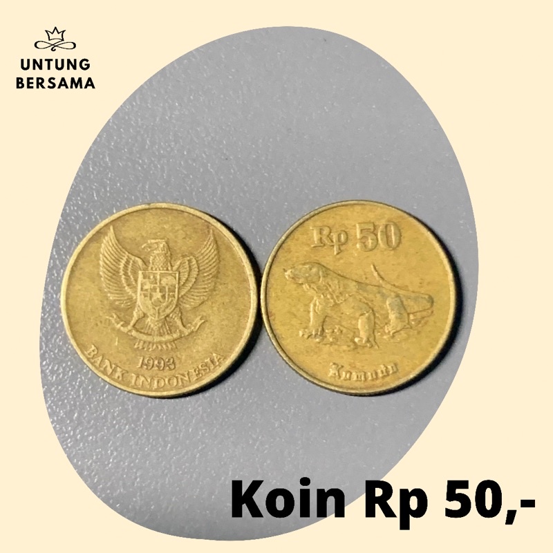 ♥️ UB ♥️ Lima Puluh Rupiah Coin