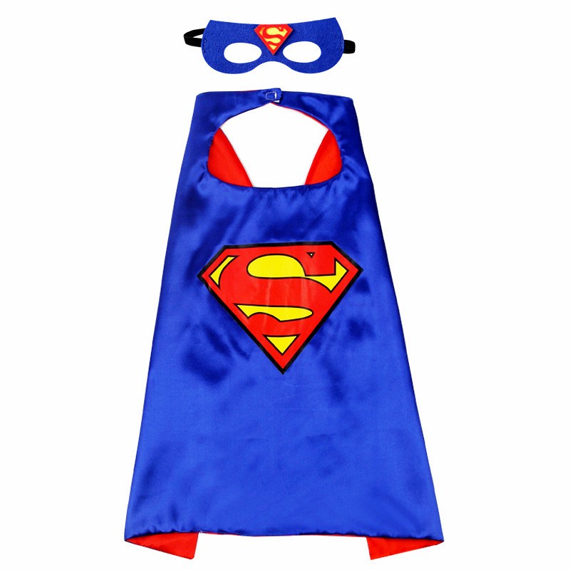 Jubah Set Topeng Superhero Murah Kostum Halloween Anak Murah Cosplay