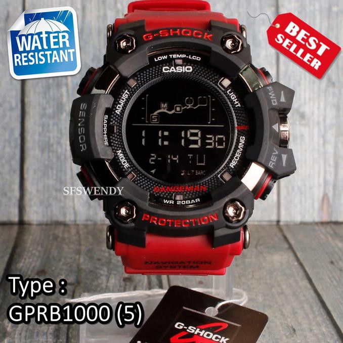 Jam tangan G Shock G-7900 Full merah digital pria & anak smartwatch