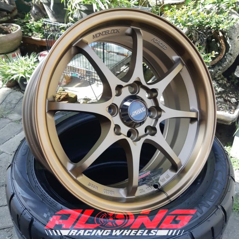 VELG RAYS CE28N R15 BRONZE - By: SSW ORIGINAL MADE IN THAILAND 🇹🇭