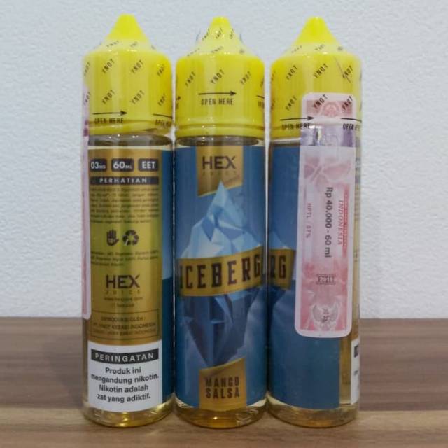 ICE BERG MANGO SALSA BY HEX ICEBERG 60ML LIQUID PREMIUM