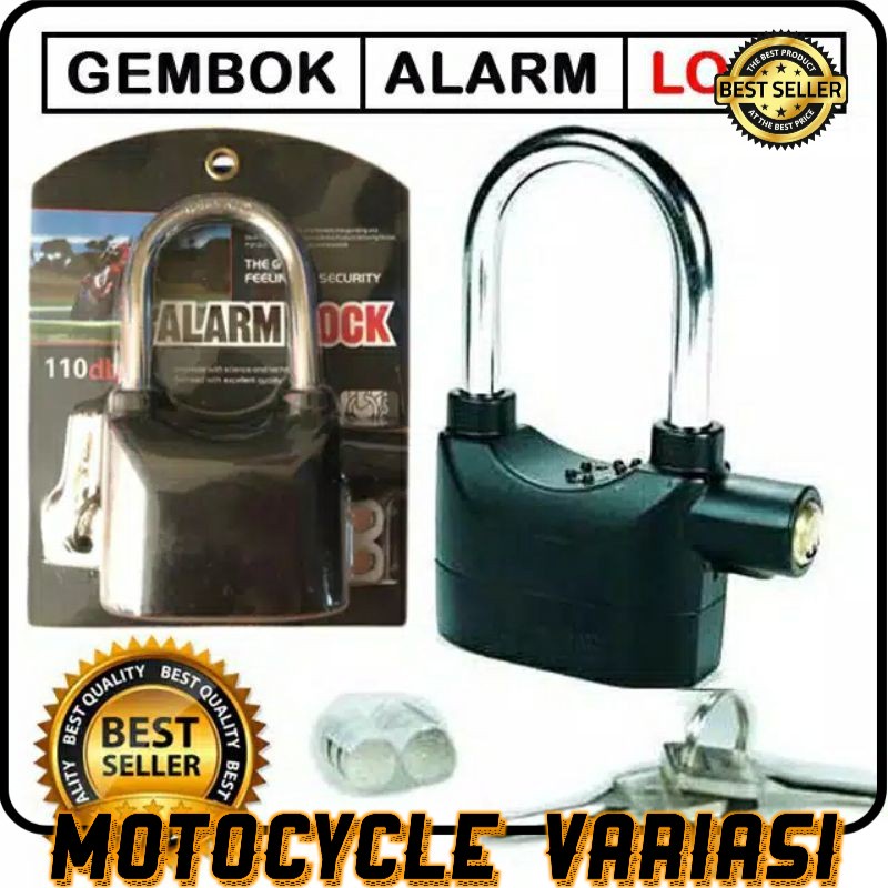 Gembok cakram alarm Vario 160 Fazzio Nmax Pcx Adv Aerox Semua Motor