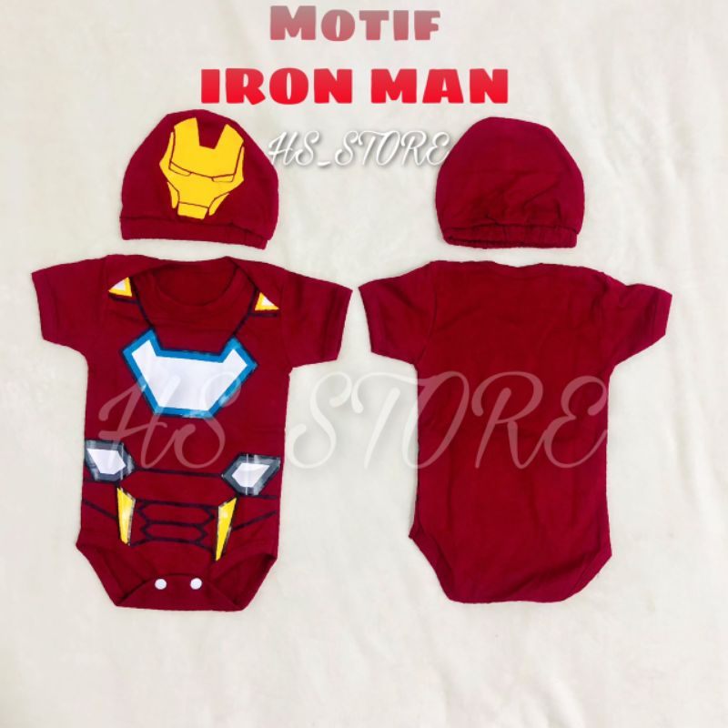 HARGA GROSIR ! JUMPER BABY IRON MAN / JUMPER BAYI / KOSTUM BAYI TERMURAH !