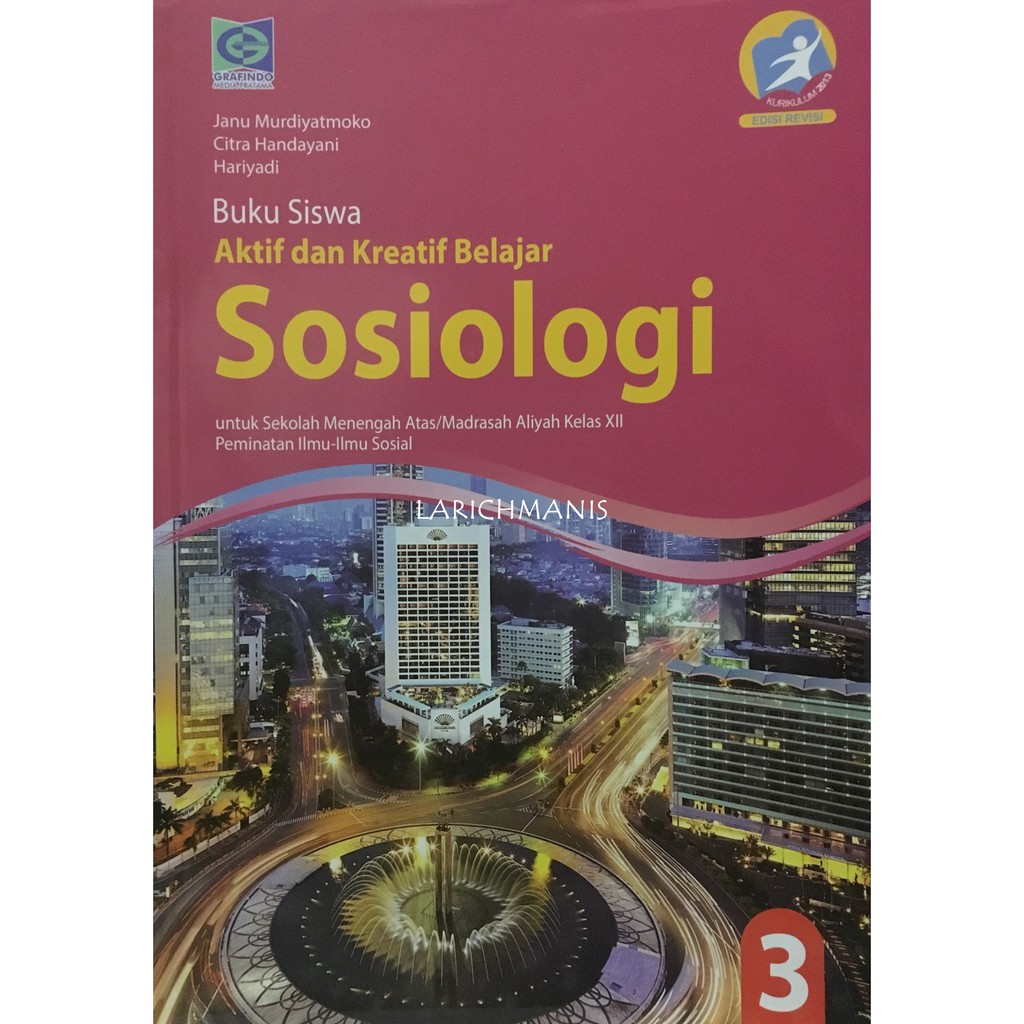 BUKU SOSIOLOGI KELAS 12 GRAFINDO