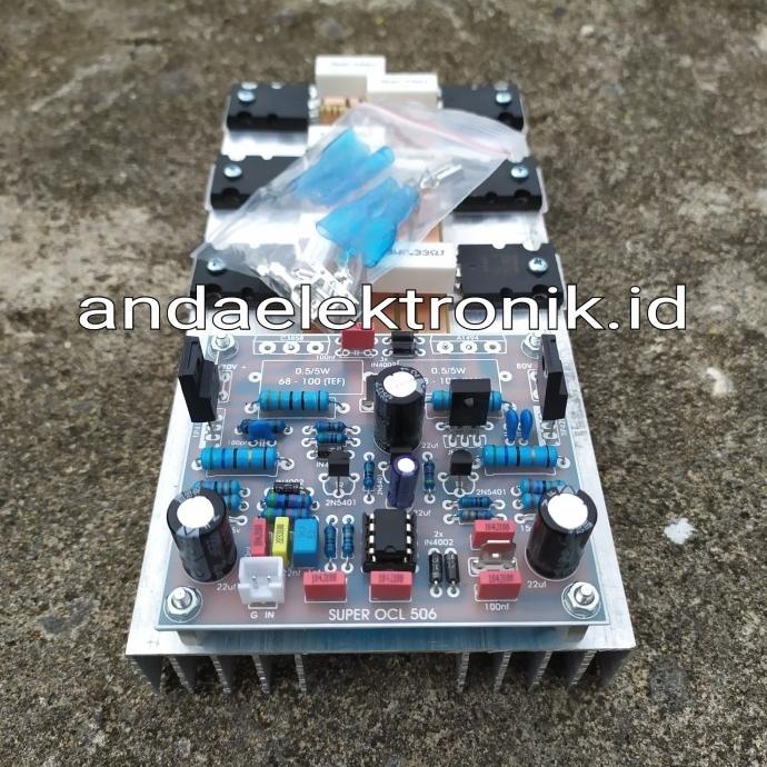 Kit Power Amplifier SOCL 506 + 3 Set Tr Final Super Balap Suara Bening .
