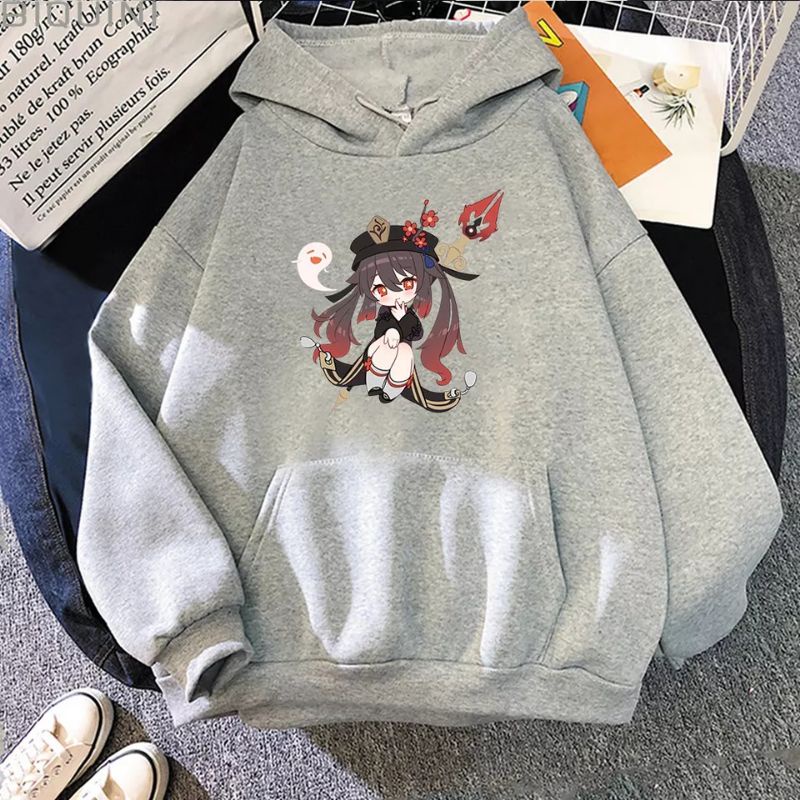 Hoodie sweater jaket Anime Hu tao Pedang