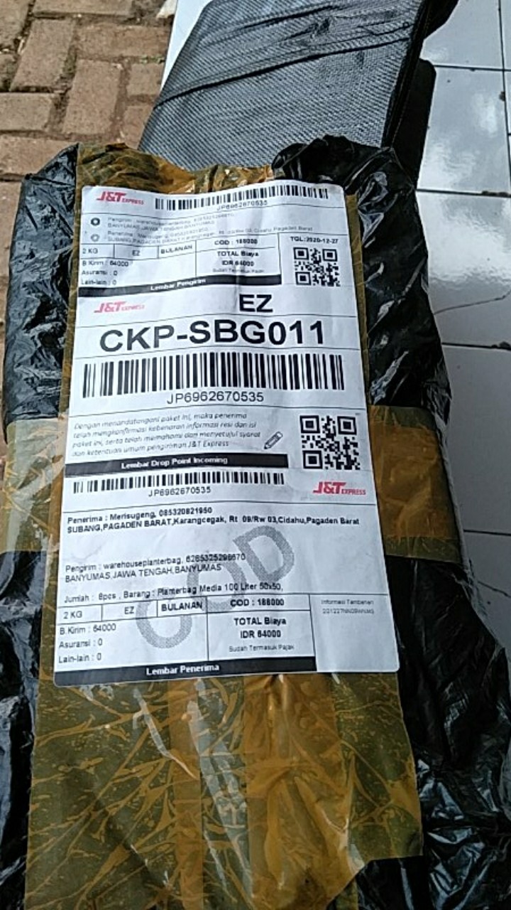 Planterbag Media 100 Liter 50x50