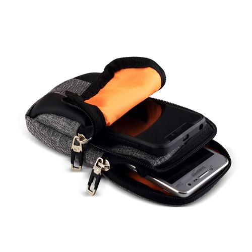 Tas Selempang Handphone 5,5 - 6 inch OZONE 837 ANSER + Raincover