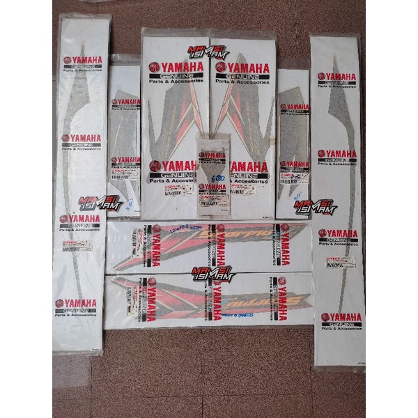 Striping Yamaha Scorpio Z 2004 2005 2006 Hitam ORIGINAL