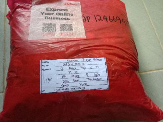 Qnunbatik Batik Keluarga/family Gamis Muslim Adelia Madura Hitam