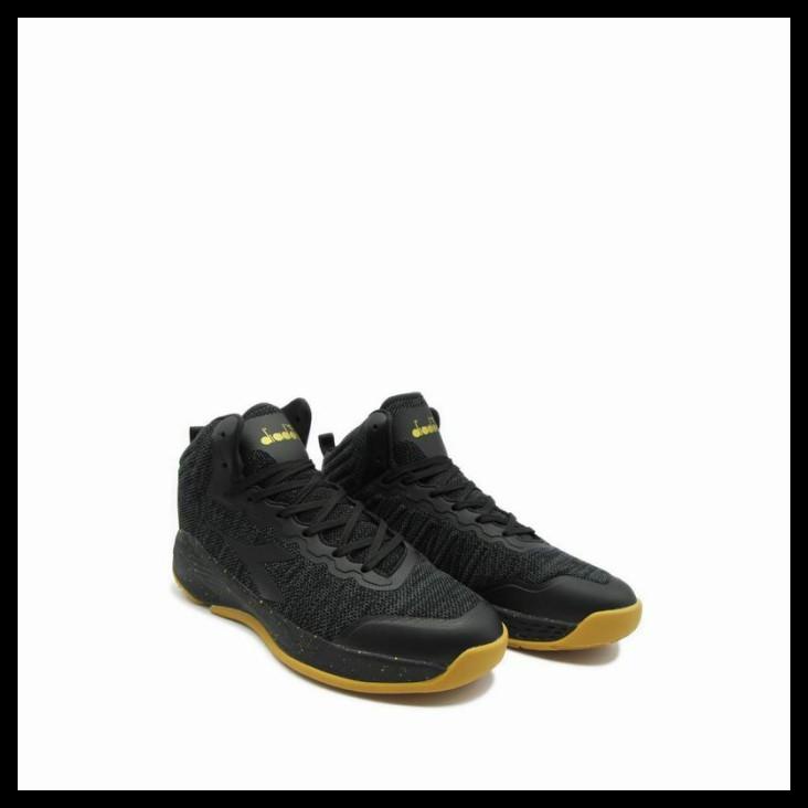 Sepatu Basket Pria Diadora Dribble Black / Basketball - Diakb210406B