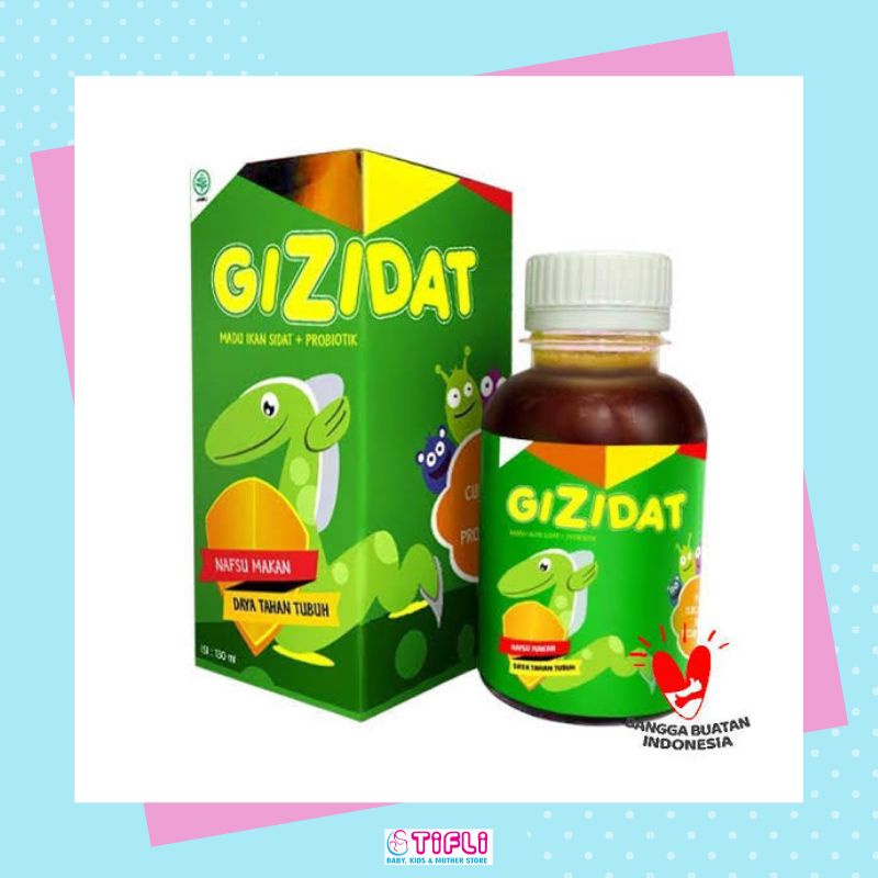 GIZIDAT | Madu Ikan Sidat | Multivitamin Probiotik Untuk Anak-Anak