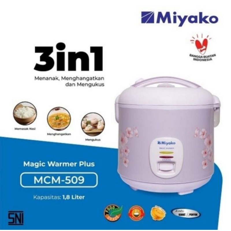 Magic Com MIYAKO MCM-509 Magic Com Jar MCM509 Penanak Nasi MCM 509