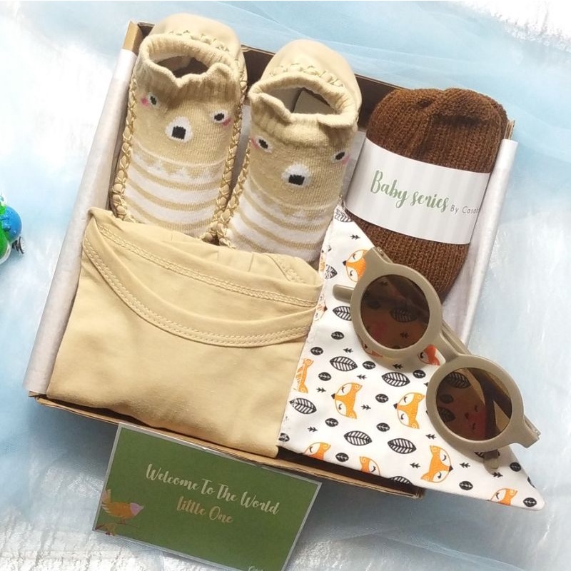 BS01 JUMPER - SET BAYI - HAMPERS LAHIRAN - KADO LAHIRAN BAYI - PAKET KADO BAYI - PAKET HAMPERS BAYI - PAKET BABY GIFT PARCEL BAYI - PAKET KADO BAYI - GIFT BAYI - PAKET LAHIRAN BAYI BARU LAHIR - PAKET LAHIRAN BAYI LAKI LAKI - NEW BORN - JUMPER  NEWBORN-BEIGE 2