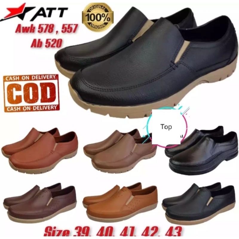 COD SEPATU PANTOFEL KARET ORIGINAL ATT PRIA