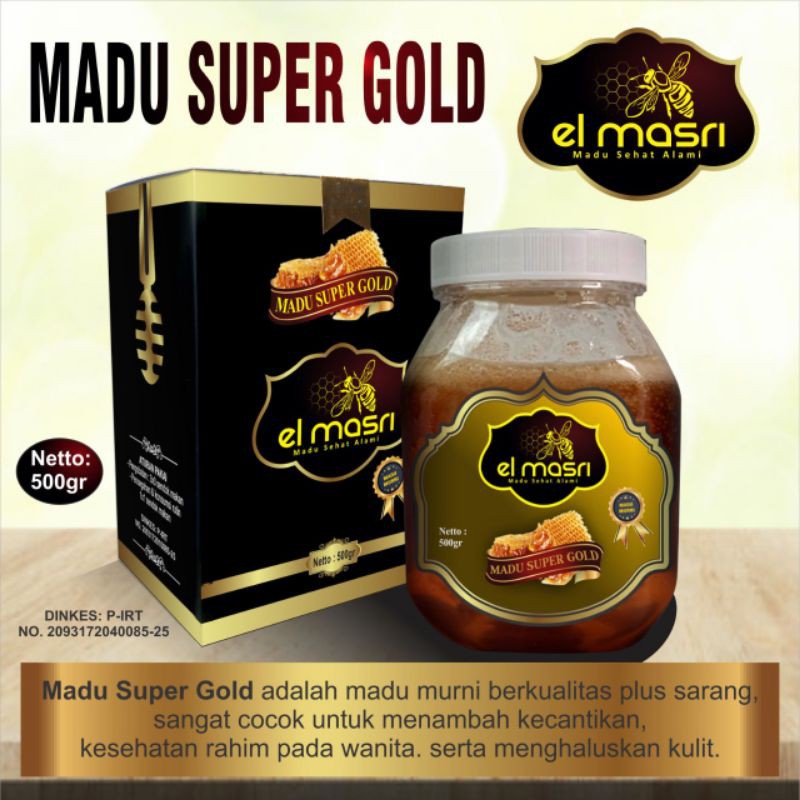 

Madu Super Gold El Masri 500gr