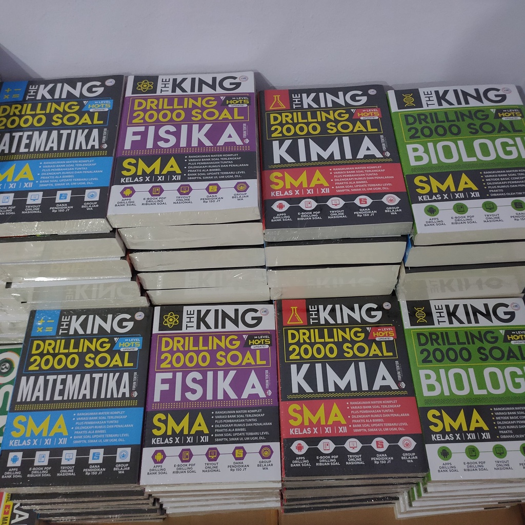 Buku Soal SMA The King Drilling 2000 Soal KIMIA SMA-1