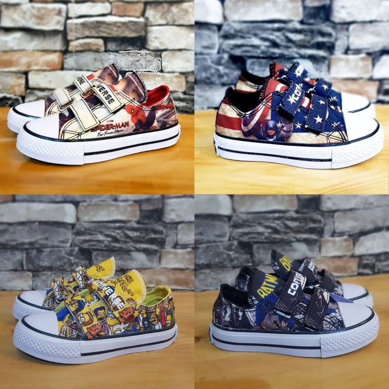 SEPATU ANAK CONVERSE / SEPATU KID CONVERSE / SEPATU ANAK CONVERSE ALL STAR KARAKTER IMPORT QUALITY