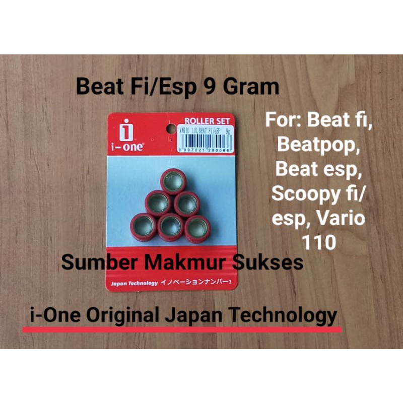 ROLLER ROLER BEAT ESP BEAT FI SCOOPY FI ESP VARIO 110 7 8 9 10 11 12 13 GRAM GR i One Original