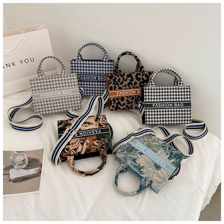 BJ27013 - BLACK/BLUE/FLOWER/GRAY/LEOPARD - TAS SLEMPANG TOTEBAG HANDBAG WANITA FASHION IMPORT MODIS ELEGAN TERMURAH TERLARIS TERBARU BAGSTORE JAKARTA TAS BATAM JTF7013
