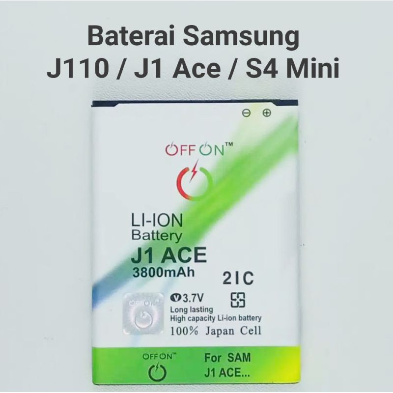 Baterai Samsung J110 J1 Ace S4 Mini i9190 Double Power Battery Batre J110