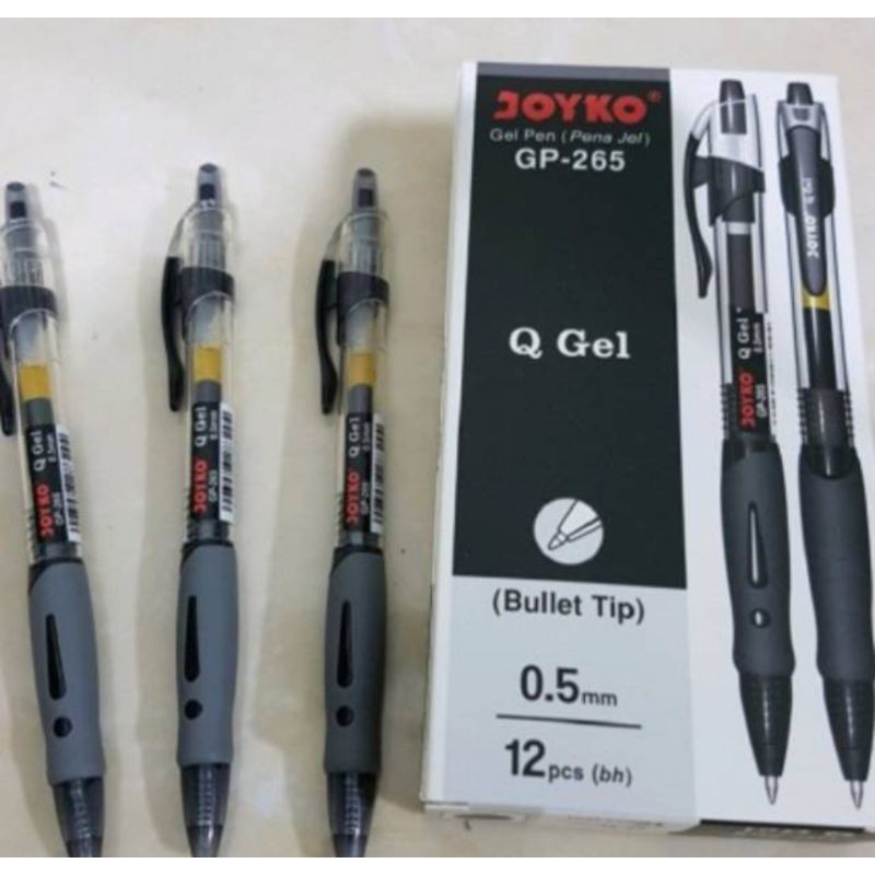 

BOLPOINT GEL JOYKO ,BOLPOINT GEL GP-265. ISI 1 PAK 12 PCS