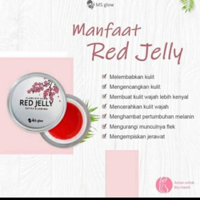 MS GLOW RED JELLY FLAWLESS EXTRA GLOWING ORIGINAL BPOM / RED JELLY