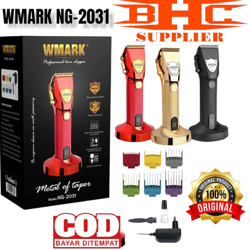 WMARK NG-2031 HAIR CLIPPER CORDLESS ORIGINAL / MESIN CUKUR RAMBUT