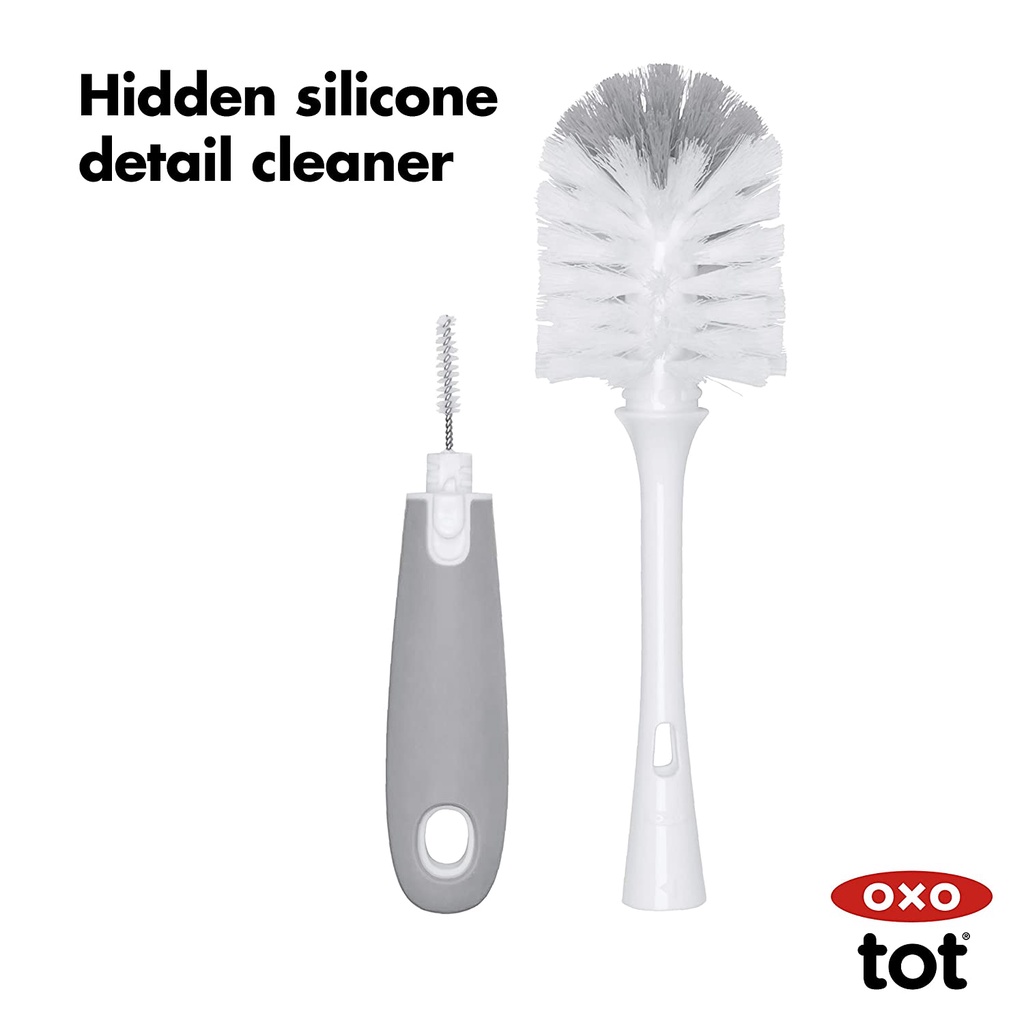 OXO Tot Bottle Brush Set Grey | Sikat Pembersih Botol